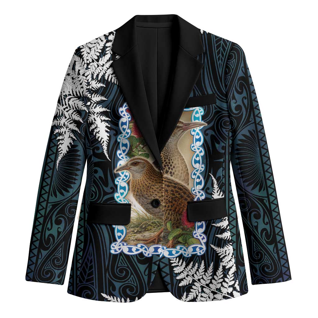 New Zealand Weka Blazer Maori Hen Koru Pattern - Aussie Hoodie