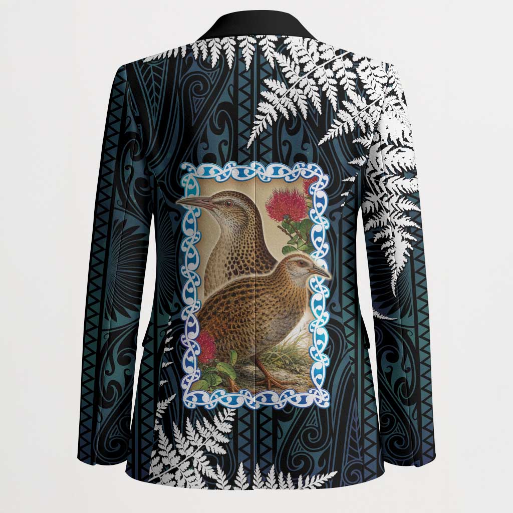 New Zealand Weka Blazer Maori Hen Koru Pattern - Aussie Hoodie