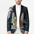 New Zealand Weka Blazer Maori Hen Koru Pattern - Aussie Hoodie