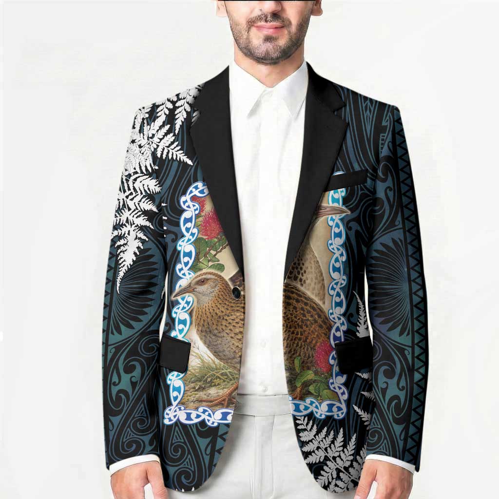 New Zealand Weka Blazer Maori Hen Koru Pattern - Aussie Hoodie
