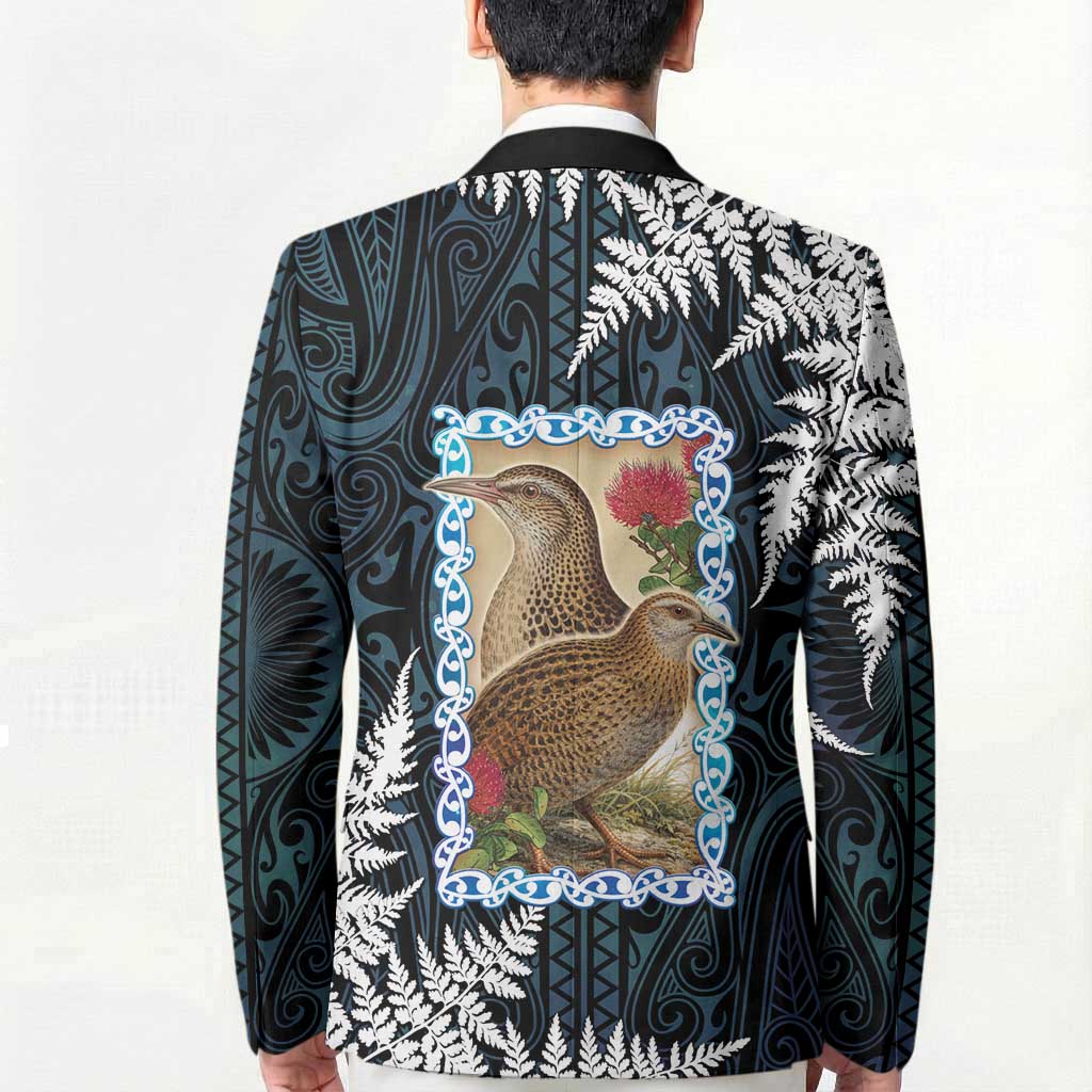 New Zealand Weka Blazer Maori Hen Koru Pattern - Aussie Hoodie