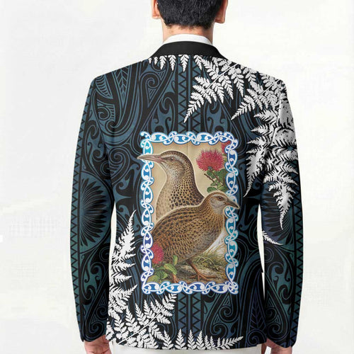 New Zealand Weka Blazer Maori Hen Koru Pattern - Aussie Hoodie