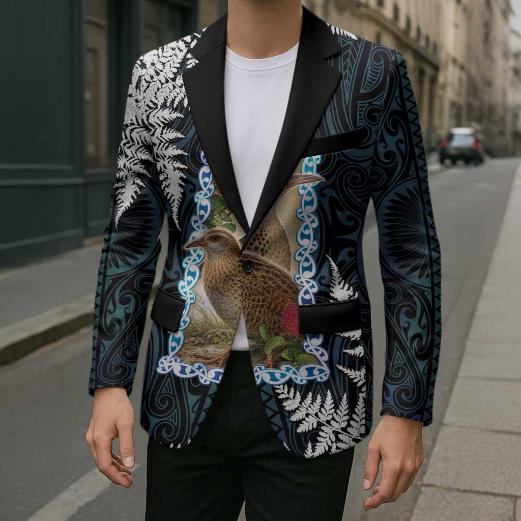 New Zealand Weka Blazer Maori Hen Koru Pattern - Aussie Hoodie