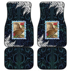 New Zealand Weka Car Mats Maori Hen Koru Pattern - Aussie Hoodie