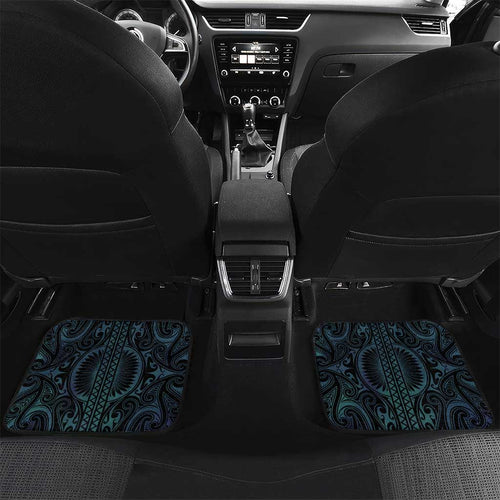 New Zealand Weka Car Mats Maori Hen Koru Pattern - Aussie Hoodie