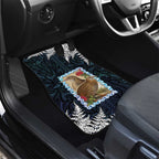 New Zealand Weka Car Mats Maori Hen Koru Pattern - Aussie Hoodie