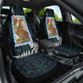 New Zealand Weka Car Seat Cover Maori Hen Koru Pattern - Aussie Hoodie