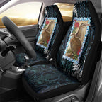 New Zealand Weka Car Seat Cover Maori Hen Koru Pattern - Aussie Hoodie