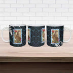 New Zealand Weka Ceramic Mug Maori Hen Koru Pattern - Aussie Hoodie