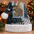 New Zealand Weka Christmas Santa Hat Maori Hen Koru Pattern