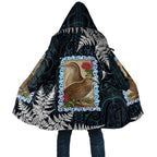 New Zealand Weka Cloak Maori Hen Koru Pattern - Aussie Hoodie