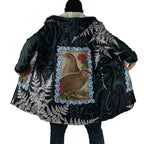 New Zealand Weka Cloak Maori Hen Koru Pattern - Aussie Hoodie