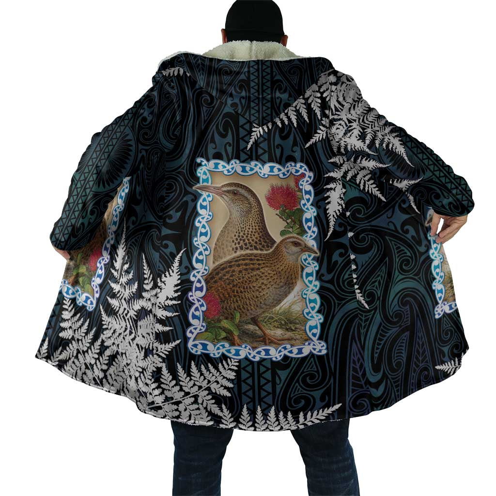 New Zealand Weka Cloak Maori Hen Koru Pattern - Aussie Hoodie