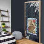 New Zealand Weka Door Cover Maori Hen Koru Pattern - Aussie Hoodie
