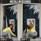 New Zealand Weka Door Cover Maori Hen Koru Pattern - Aussie Hoodie