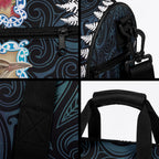 New Zealand Weka Duffle Bag Maori Hen Koru Pattern