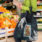 New Zealand Weka Grocery Bag Maori Hen Koru Pattern - Aussie Hoodie