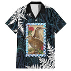 New Zealand Weka Hawaiian Shirt Maori Hen Koru Pattern - Aussie Hoodie
