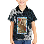 New Zealand Weka Hawaiian Shirt Maori Hen Koru Pattern - Aussie Hoodie