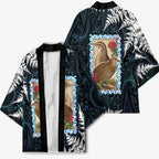 New Zealand Weka Kimono Maori Hen Koru Pattern - Aussie Hoodie