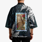 New Zealand Weka Kimono Maori Hen Koru Pattern - Aussie Hoodie