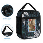 New Zealand Weka Lunch Bag Maori Hen Koru Pattern