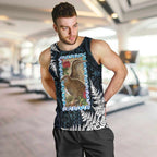 New Zealand Weka Men Tank Top Maori Hen Koru Pattern - Aussie Hoodie