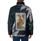 New Zealand Weka Padded Jacket Maori Hen Koru Pattern - Aussie Hoodie