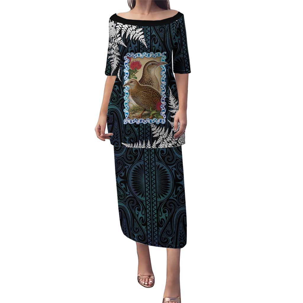 New Zealand Weka Puletasi Maori Hen Koru Pattern - Aussie Hoodie