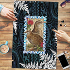 New Zealand Weka Puzzle Maori Hen Koru Pattern - Aussie Hoodie