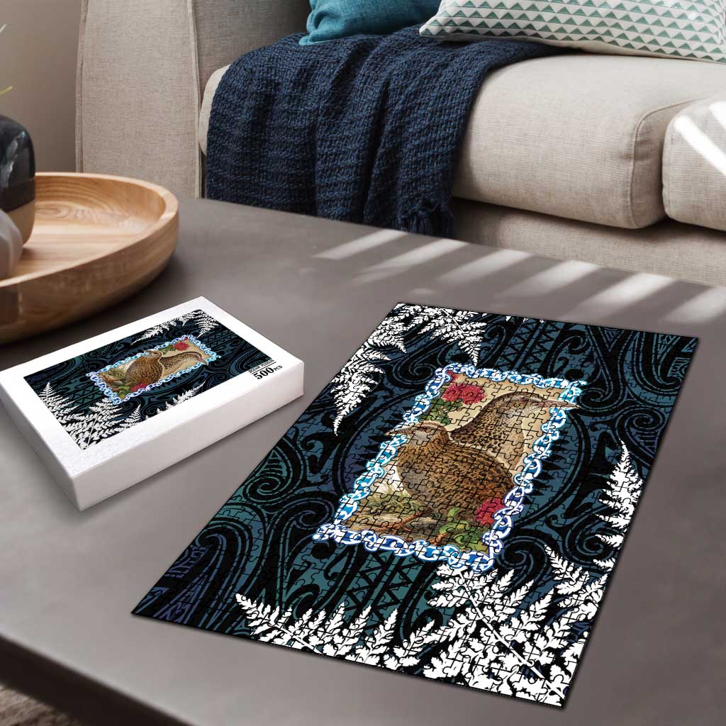 New Zealand Weka Puzzle Maori Hen Koru Pattern - Aussie Hoodie