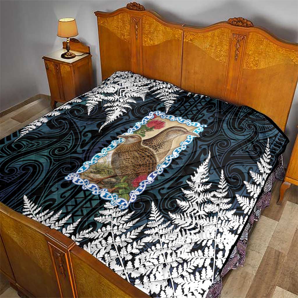 New Zealand Weka Quilt Maori Hen Koru Pattern - Aussie Hoodie
