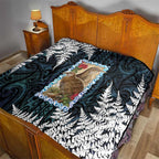 New Zealand Weka Quilt Maori Hen Koru Pattern - Aussie Hoodie