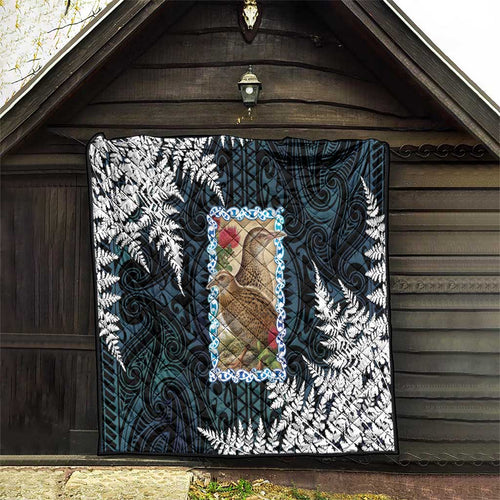 New Zealand Weka Quilt Maori Hen Koru Pattern - Aussie Hoodie
