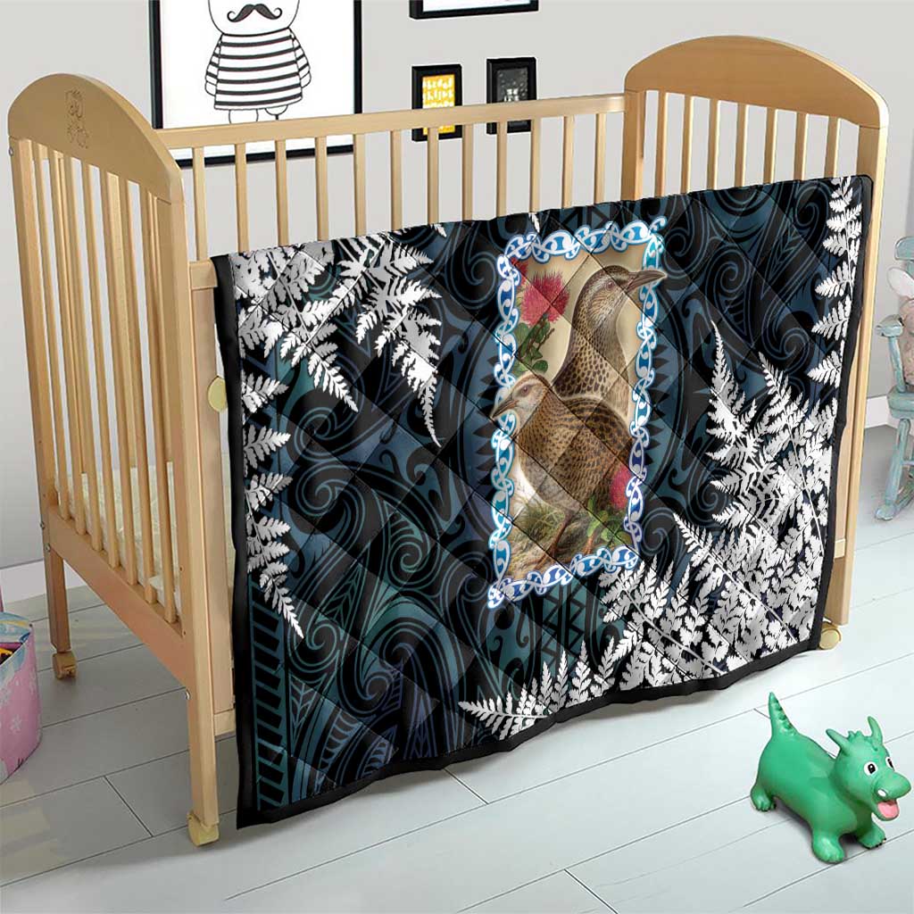New Zealand Weka Quilt Maori Hen Koru Pattern - Aussie Hoodie