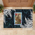 New Zealand Weka Rubber Doormat Maori Hen Koru Pattern - Aussie Hoodie