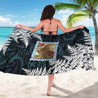 New Zealand Weka Sarong Maori Hen Koru Pattern - Aussie Hoodie