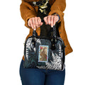 New Zealand Weka Shoulder Handbag Maori Hen Koru Pattern - Aussie Hoodie