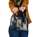 New Zealand Weka Shoulder Handbag Maori Hen Koru Pattern - Aussie Hoodie