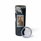New Zealand Weka Skinny Tumbler Maori Hen Koru Pattern - Aussie Hoodie