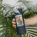 New Zealand Weka Skinny Tumbler Maori Hen Koru Pattern - Aussie Hoodie