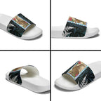 New Zealand Weka Slide Sandals Maori Hen Koru Pattern - Aussie Hoodie