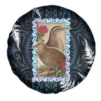 New Zealand Weka Spare Tire Cover Maori Hen Koru Pattern - Aussie Hoodie