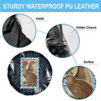 New Zealand Weka Spare Tire Cover Maori Hen Koru Pattern - Aussie Hoodie