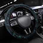 New Zealand Weka Steering Wheel Cover Maori Hen Koru Pattern - Aussie Hoodie