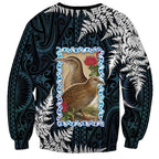 New Zealand Weka Sweatshirt Maori Hen Koru Pattern - Aussie Hoodie