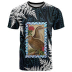 New Zealand Weka T Shirt Maori Hen Koru Pattern - Aussie Hoodie