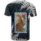 New Zealand Weka T Shirt Maori Hen Koru Pattern - Aussie Hoodie