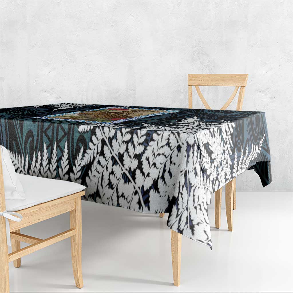 New Zealand Weka Tablecloth Maori Hen Koru Pattern - Aussie Hoodie
