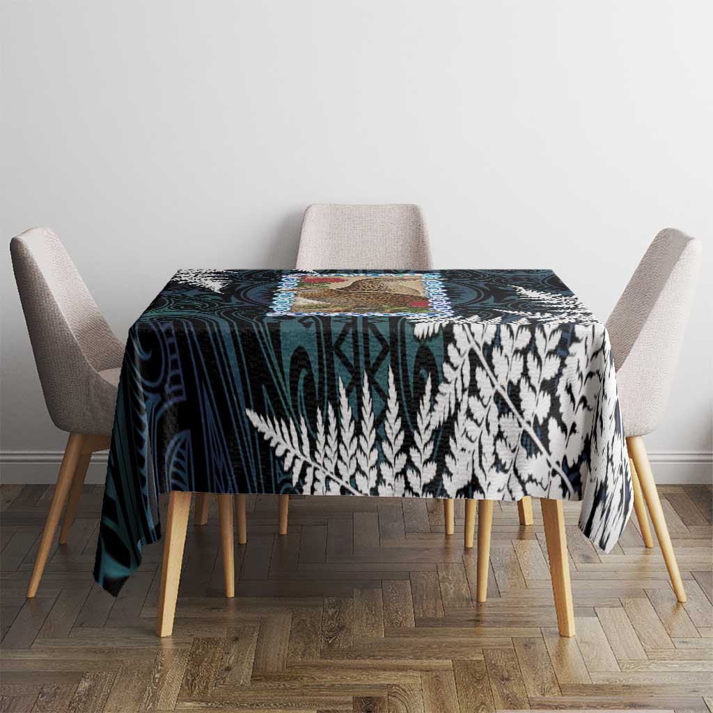 New Zealand Weka Tablecloth Maori Hen Koru Pattern - Aussie Hoodie